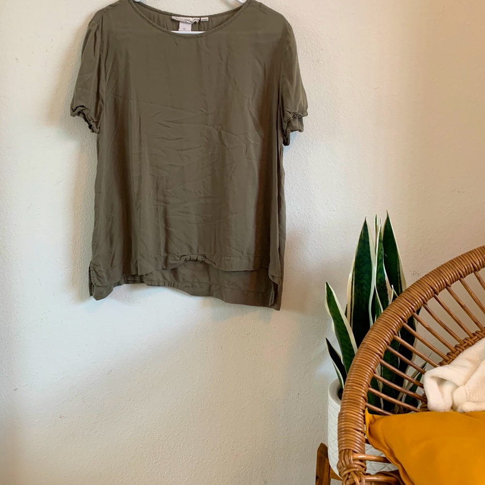 H&M Olive Green Blouse
